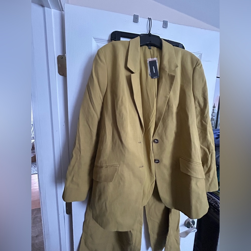 Express Mustard Blazer